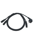 Accu Cable AC-COM-A/10 Combi cable Audio+ - IEC/Schuko + XLRf/XLRm  10m