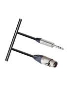 DASkabel - Sommer Cable SC-Stage 22 Profi Mikrofonkabel Symetrisch XLR (F) Klinke Stereo (M) (Neutrik Stecker) 3m