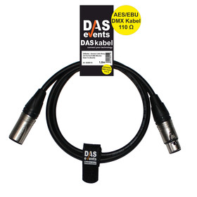 DASkabel - Sommer Cable Binary 234 Profi XLR DMX Mikrofon Kabel 1m (Neutrik)