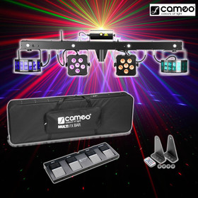 Cameo Power Mutli FX Bar - 5 Effekte 2x72Watt + 2x18Watt + Laser fr DJs + Bands
