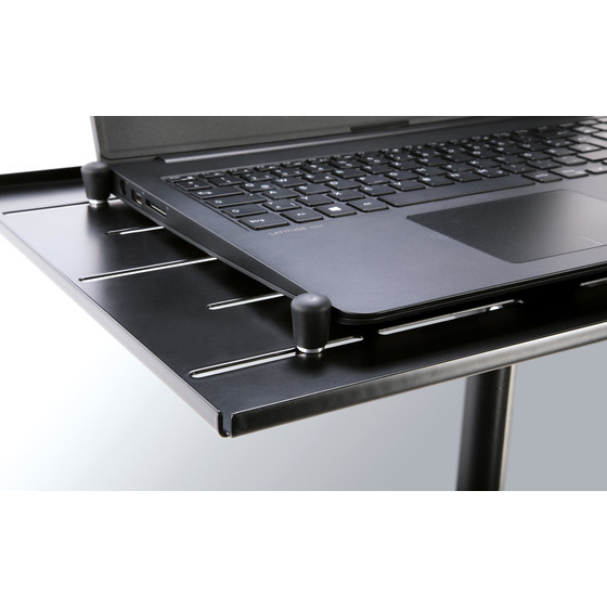 K&M 12185 Laptop Stnder mit Klemmhalterung schwarz