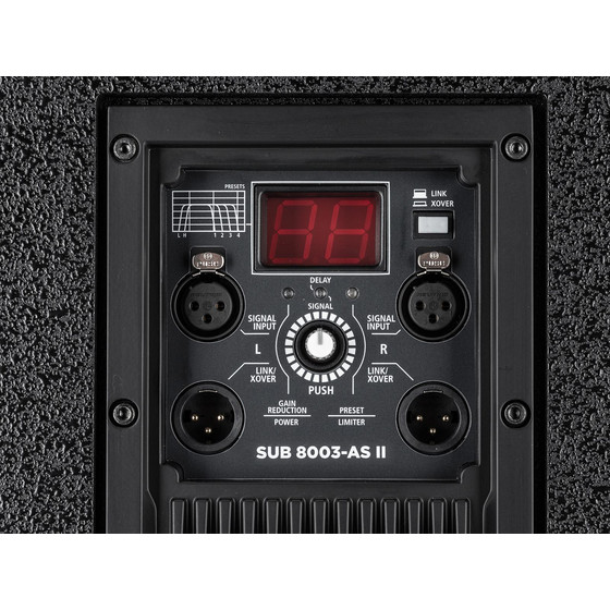 Bundle RCF Sub 8003-AS II Digitaler Aktiver Bass 18 Bassreflex 2200Watt DSP inkl. Cover
