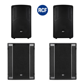 Bundle RCF PA System 2x SUB 905-AS II 15" Bass + 2x HD12-A MK4 - 7200 Watt