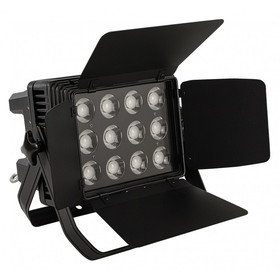 Involight COBARCH1220 LED Outdoor Fluter mit 12x20W 4-in-1 RGBW COB LEDs, inkl. Torblende, 60, IP65