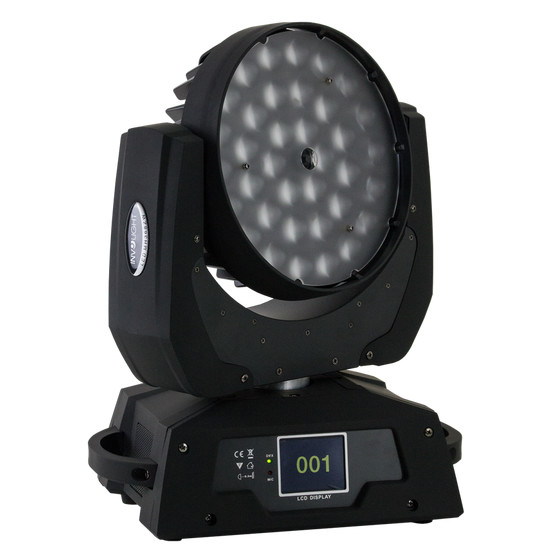 Involight LED MH368ZW Moving Head Wash 36 x 8W RGBW 4-in-1 LEDs, Zoom 18 - 55