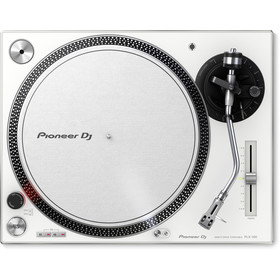 Pioneer PLX-500-W Profi Plattenspieler mit kraftvollem Direktantrieb inkl. Cartridge und Nadel in Wei
