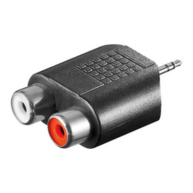 Audio-Adapter 2,5mm stereo Klinke > 2xCinchkupplung