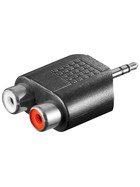 Audio-Adapter 3,5mm stereo Klinke > 2xCinchkupplung