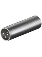 XLR- Adapter 3-pol. XLR-Stecker male auf 3-pol. XLR-Stecker male