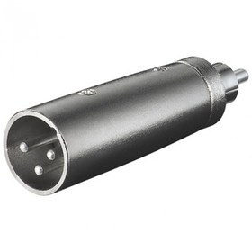 XLR- Adapter 3-pol. XLR-Stecker > Cinchstecker