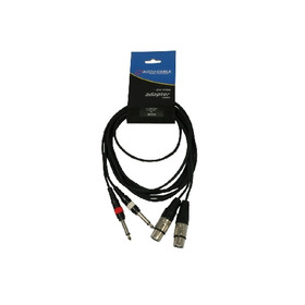 Accu Cable AC-2XM-2R/1,5 - 2x XLR male to 2 x RCA 1,5m