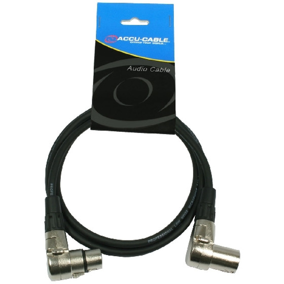 ACCU-CABLE - AC-XMXF/1,5-90 90 - 1,5m - XLR Kabel male/female