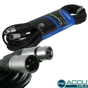 ACCU-CABLE PRO AC-PRO XMXF/20 - 20m XLR Mikrofonkabel (HighQuality Stecker)