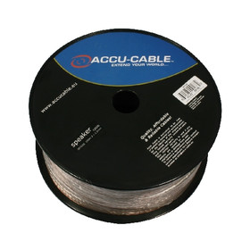 Accu Cable AC-SC2-2,5/100R-T - Speaker cable 2x2,5mm, 100m transparent
