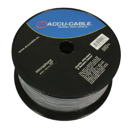Accu Cable AC-MC/100R-B - Microcable on Roll, 100m, black