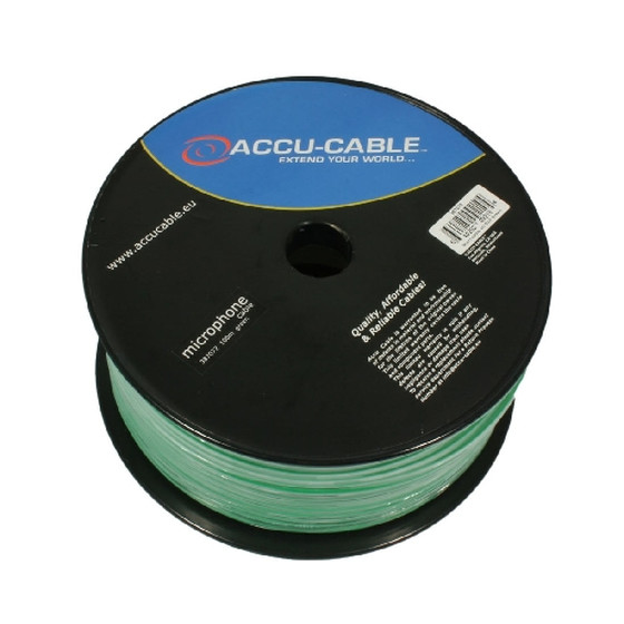 Accu Cable AC-MC/100R-G - Microcable on Roll, 100m, green