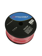 Accu Cable AC-MC/100R-R - Microcable on Roll, 100m, red
