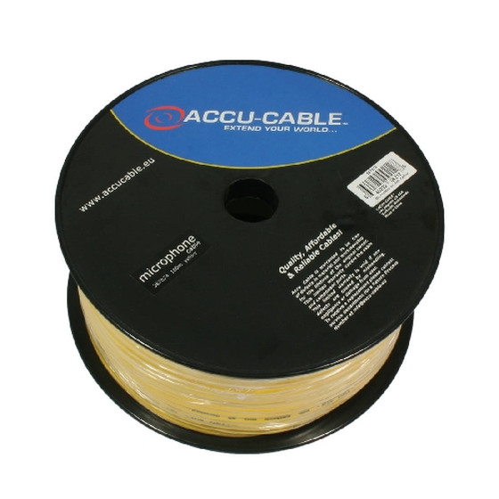 Accu Cable AC-MC/100R-Y - Microcable on Roll, 100m, yellow