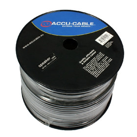 Accu Cable AC-SC2-2,5/100R-B - Speaker cable 2x2,5mm, 100m schwarz