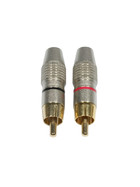 Accu Cable AC-C-RMG/SET - RCA Cinch plug male gold - SET