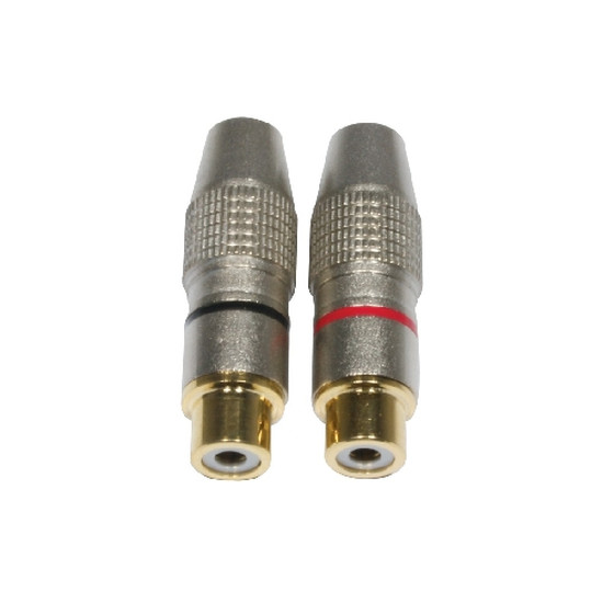 Accu Cable AC-C-RFG/SET - RCA Cinch plug female gold - SET