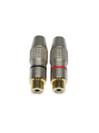 Accu Cable AC-C-RFG/SET - RCA Cinch plug female gold - SET