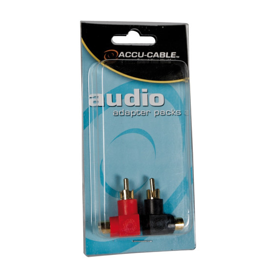 Accu Cable AC-A-RMF-90 - RCA 90 Adapter Set