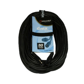 Accu Cable AC-DMX3/30 - 3 p. XLRm/3 p. XLRf 30m DMX/110ohm