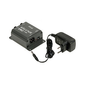 JBSystems mini DMX Splitter mit Booster Funktion DMX Verteiler inkl. Netzteil