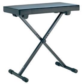 K&M 14065 Keyboardbank schwarz Kunstleder