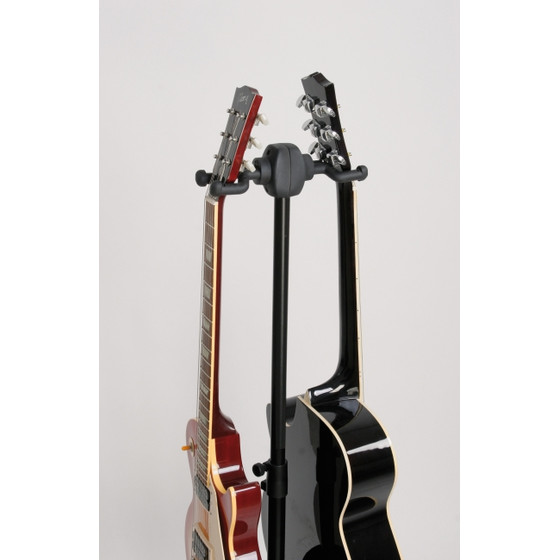 K&M 17620 Gitarrenstnder Double schwarz