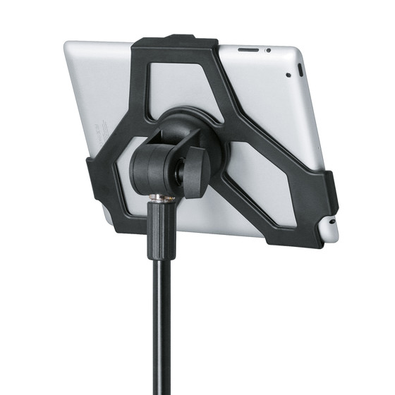 K&M 19712 iPad-Stativhalter schwarz 3/8? (iPad 2/3/4)