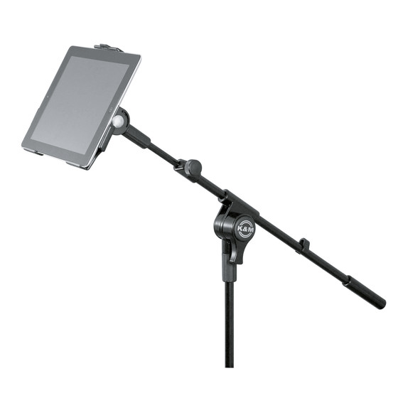 K&M 19712 iPad-Stativhalter schwarz 3/8? (iPad 2/3/4)
