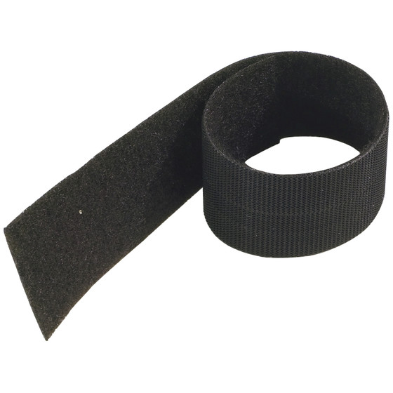 K&M 21403 Kletthalteband schwarz (VE: 3 St.)