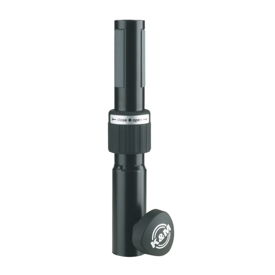 K&M 21441 Adapterhlse Ring Lock schwarz