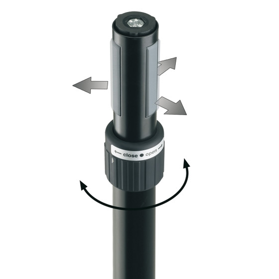 K&M 21441 Adapterhlse Ring Lock schwarz