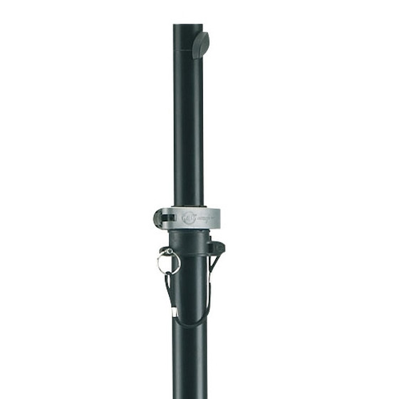 K&M 24625 Leuchtenstativ Alu schwarz eloxiert H180/322cm