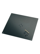K&M 26792 Aufnahmeplatte schwarz struktur, 420 x 5 x 380 mm, 6,0 kg