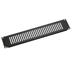 K&M 28451 19?-Frontplatte schwarz, 1 HE, 0,26 kg