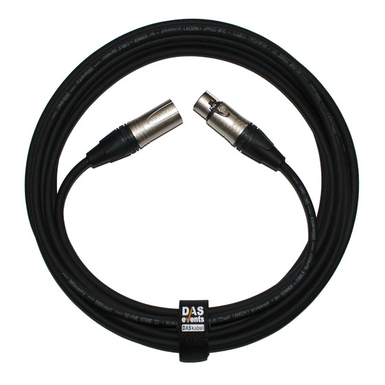 DASkabel - Sommer Cable SC-Stage 22 Profi XLR Mikrofon Audio Kabel 5m (Neutrik)