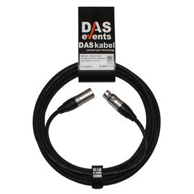 DASkabel - Sommer Cable SC-Stage 22 Profi XLR Mikrofon Audio Kabel 5m (Neutrik)