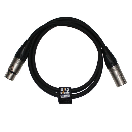 DASkabel - Sommer Cable SC-Stage 22 Profi XLR Mikrofon Audio Kabel 1m (Neutrik)