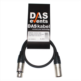 DASkabel - Sommer Cable SC-Stage 22 Profi XLR Mikrofon Audio Kabel 0,5m (Neutrik)