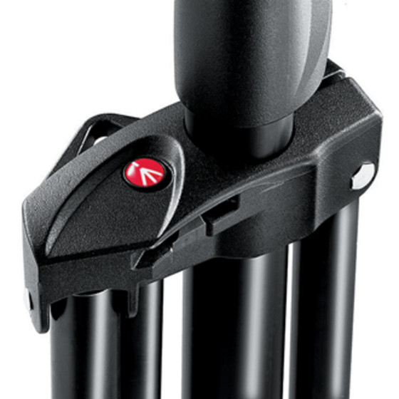 Manfrotto 1004BAC Master Stativ schwarz 4-teilige Sule Alu