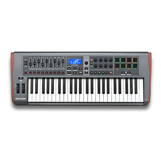 Novation Impulse 49 - 49 Tasten MIDI-Controller, Automap