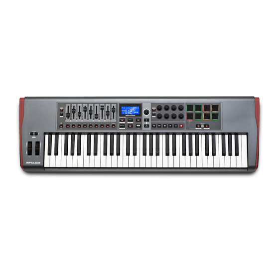 Novation Impulse 61 - 61 Tasten MIDI-Controller, Automap