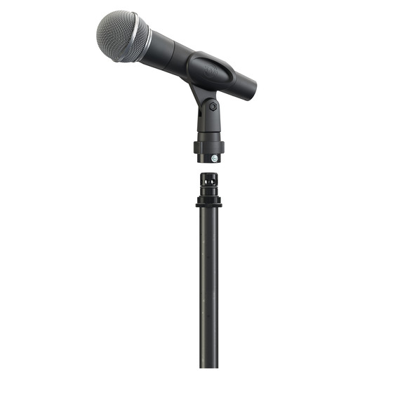 K&M 23910 Quick-Release Adapter für Mikrofone schwarz