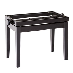 K&M 13701 Klavierbank - Unterteil schwarz poliert