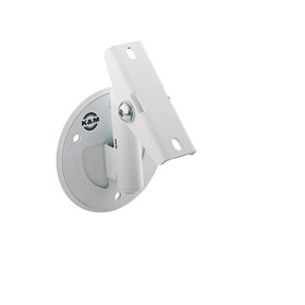 K&M 24161 Universal-Boxenwandhalter weiß struktur