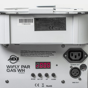 American DJ WiFly PAR QA5 WH (ACCU Flat PAR weiß)